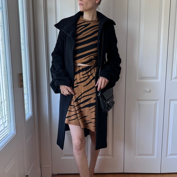 Upcycled Skirt Set in Tiger Print - Picture 2 of 8